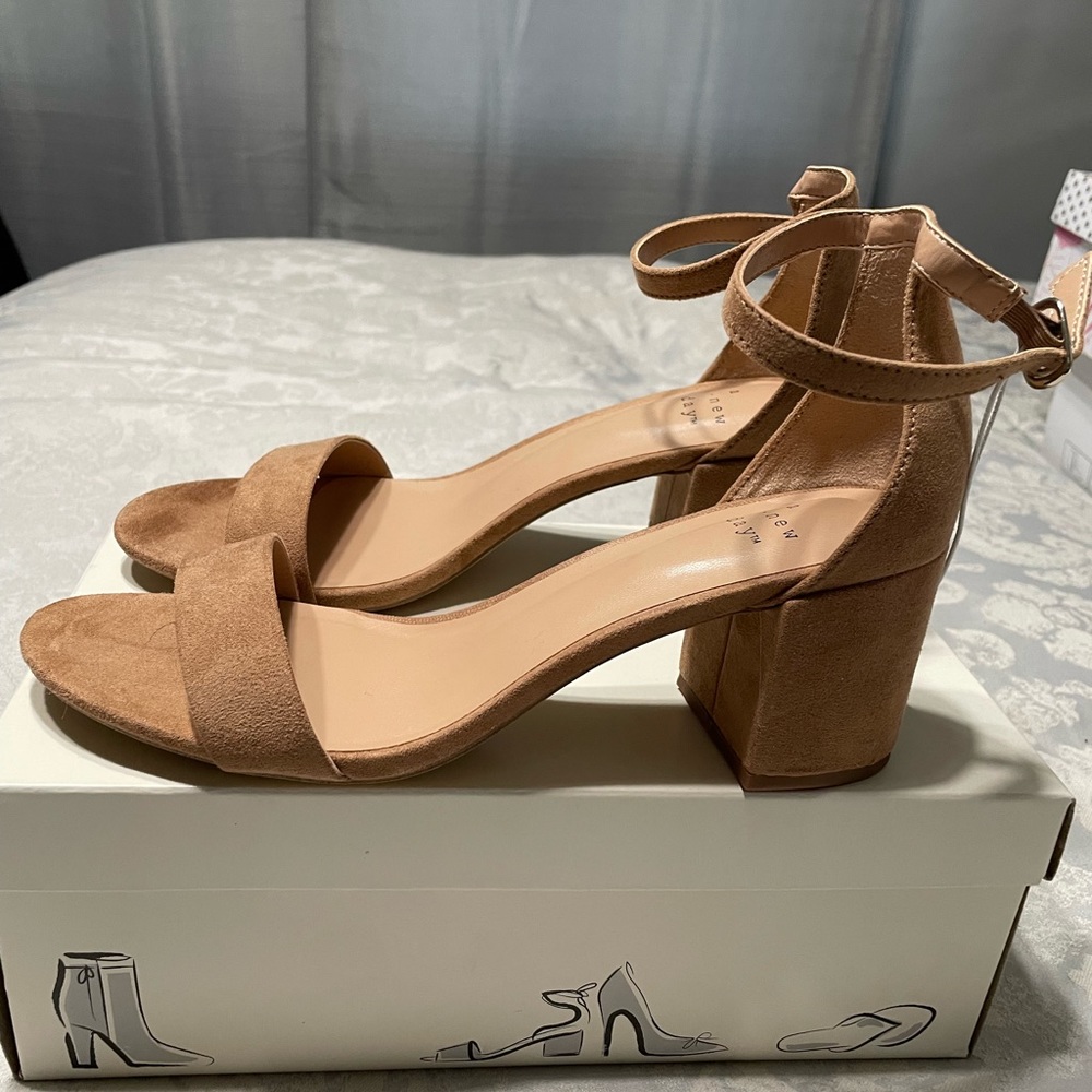 “a new day” Michaela heels.